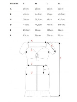 Sukienka mini z wiązaniem w dekolcie