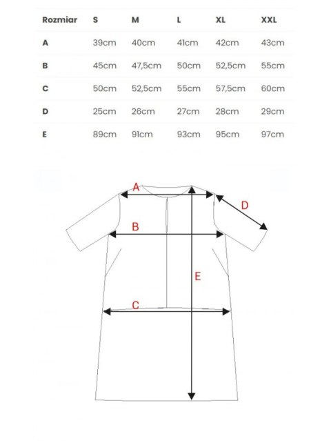Sukienka trapezowa z kieszonkami