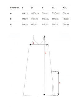 Sukienka maxi z głębokim dekoltem na plecach