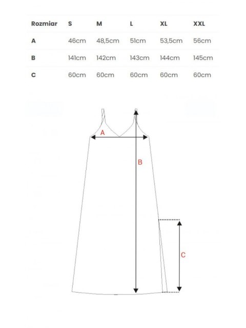 Sukienka maxi z głębokim dekoltem na plecach
