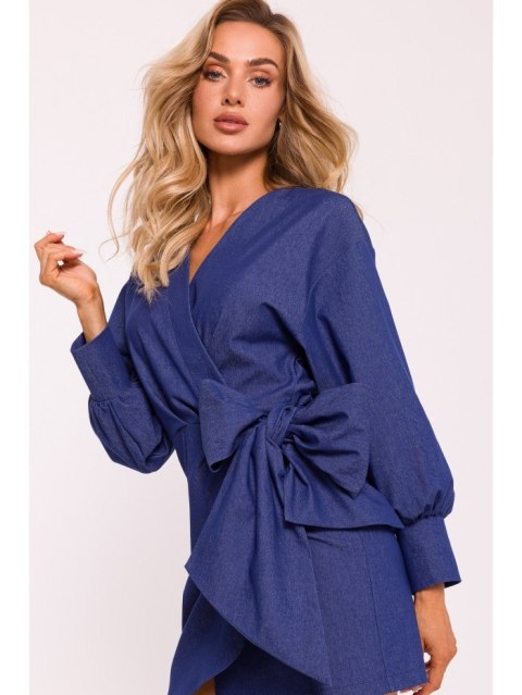 Sukienka mini z wiązaniem