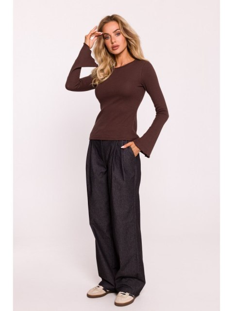 Bluzka Z Długimi Poszerzonymi Rękawami