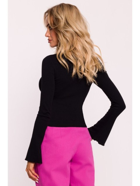 Bluzka Z Długimi Poszerzonymi Rękawami