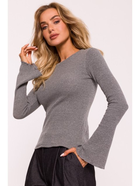 Bluzka Z Długimi Poszerzonymi Rękawami