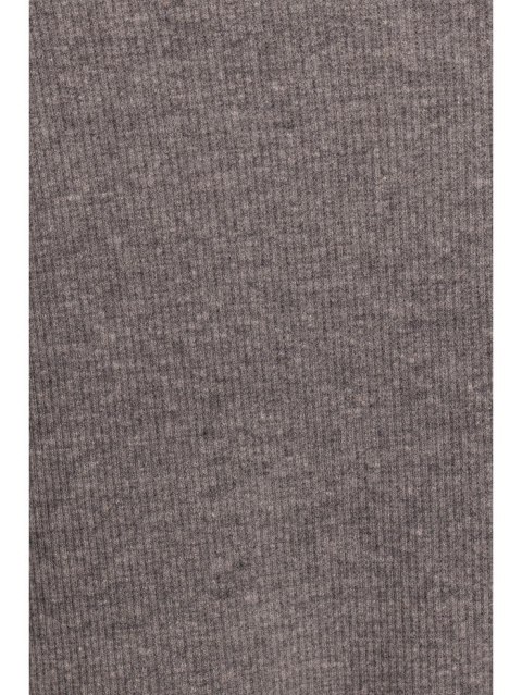 Prążkowana sukienka mini z odkrytymi ramionami