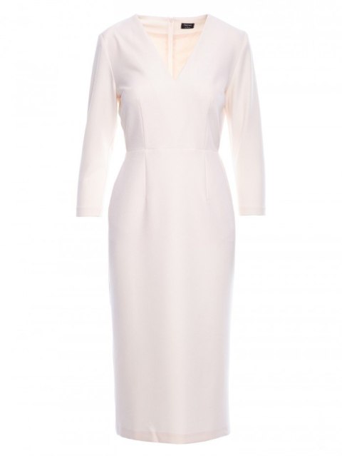 Sukienka midi z kwiatkiem