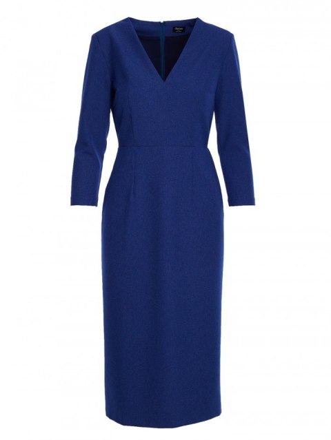 Sukienka midi z kwiatkiem