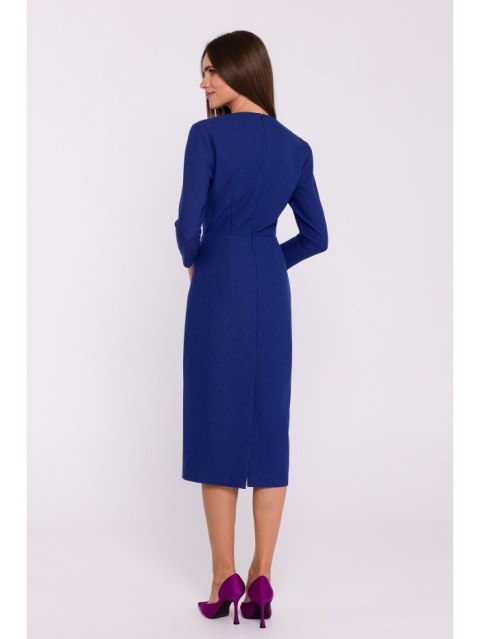 Sukienka midi z kwiatkiem