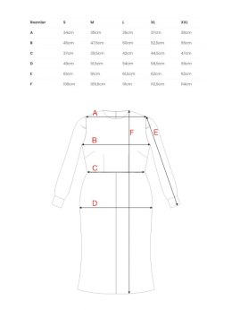 S378 Sukienka z długimi rękawami i paskiem