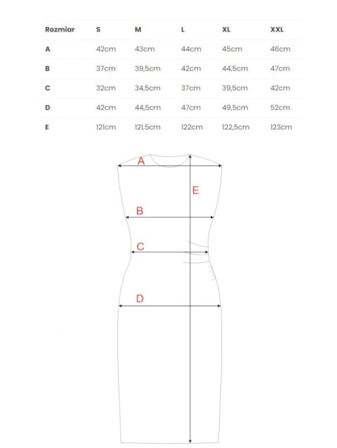 S382 Sukienka bez rękawów z zakładkami na boku