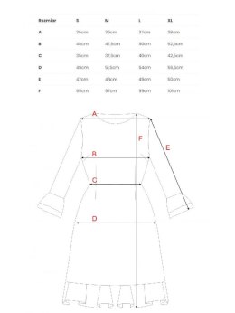 Welurowa sukienka z falbankami