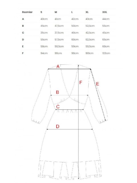 Welurowa sukienka z karczkiem