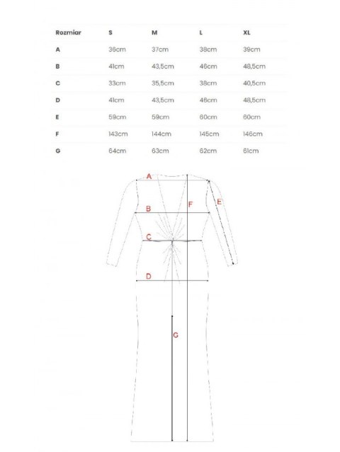 Suknia z elastycznej dzianiny z przeplotem