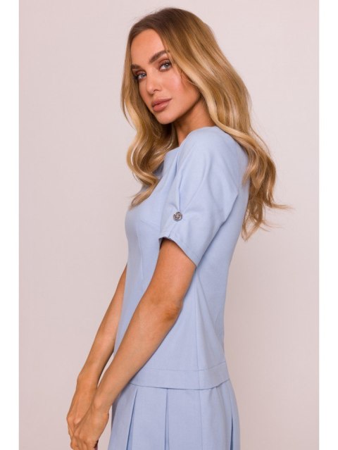 Sukienka z plisowanym dołem