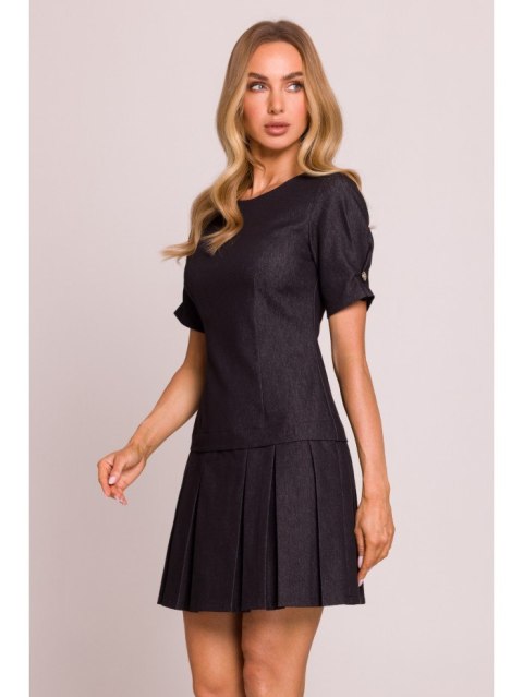 Sukienka z plisowanym dołem