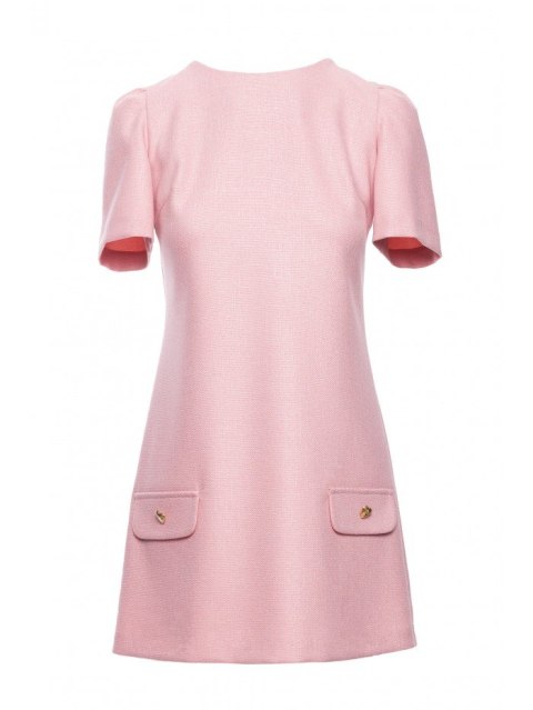 Mini sukienka trapezowa