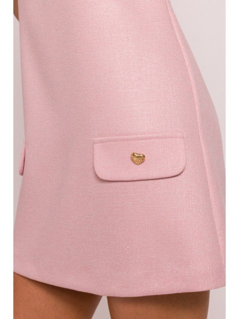 Mini sukienka trapezowa