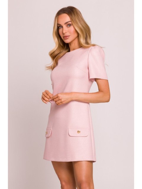 Mini sukienka trapezowa