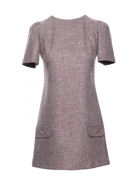 Mini sukienka trapezowa