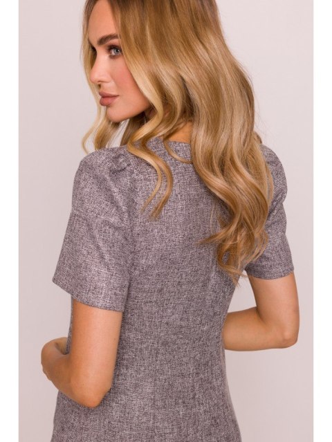 Mini sukienka trapezowa