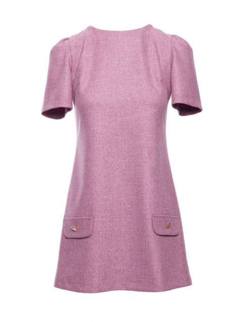 Mini sukienka trapezowa