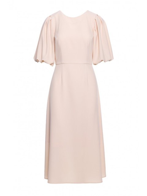 Sukienka z bufiastymi rękawami