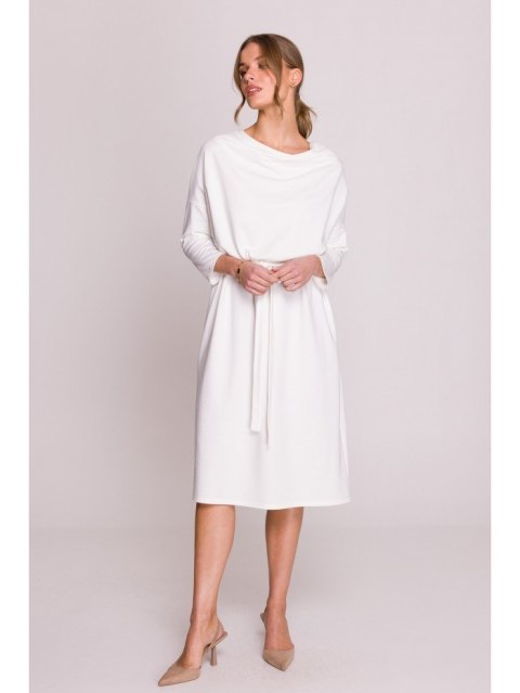 S403 Sukienka oversize z modalu