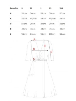 Sukienka z przeplotem z modalu