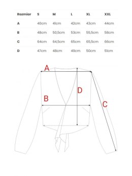 Krótka Bluzka Wiążana Różowa