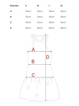 Sukienka z gniecioną spódnicą