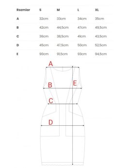 Sukienka koronkowa z nowoczesnymi cięciami