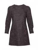 Sukienka tweedowa z kieszonkami