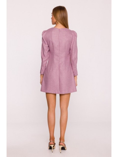 Sukienka tweedowa z kieszonkami