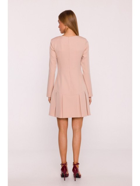 Sukienka z kontrafałdami