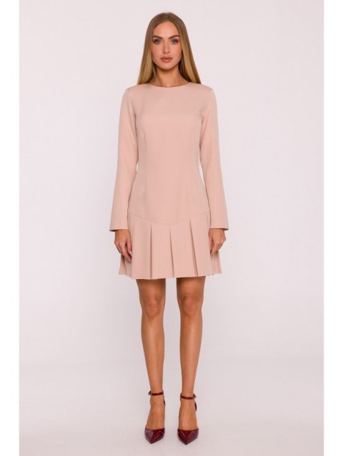 Sukienka z kontrafałdami