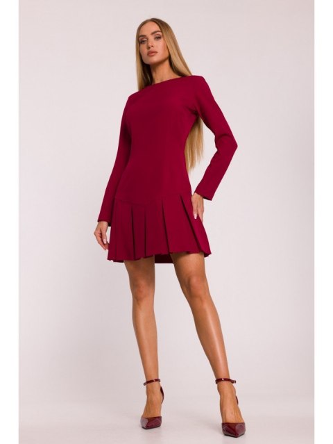 Sukienka z kontrafałdami