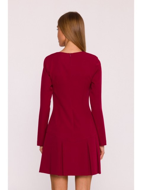 Sukienka z kontrafałdami