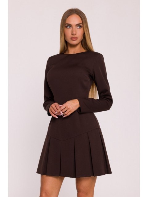 Sukienka z kontrafałdami