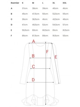 Sukienka z falbankami