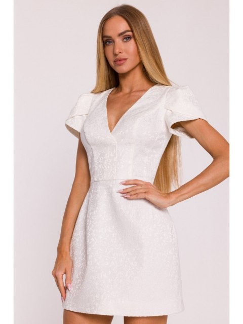 Żakardowa mini sukienka