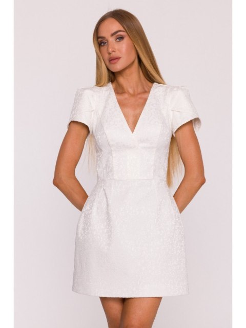 Żakardowa mini sukienka