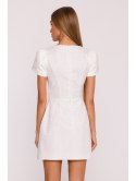 Żakardowa mini sukienka