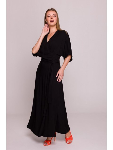 Wiskozowa sukienka maksi