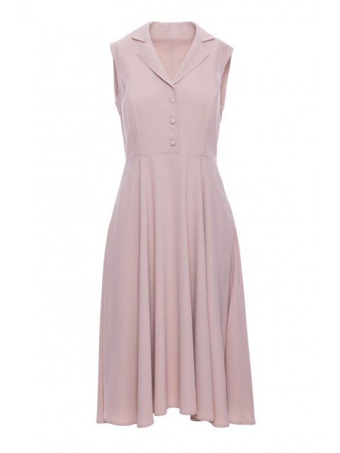 Sukienka z rozpinanym dekoltem