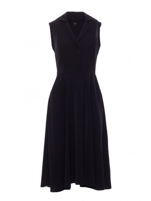 Sukienka z rozpinanym dekoltem