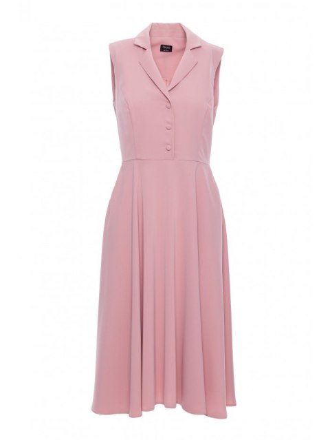 Sukienka z rozpinanym dekoltem