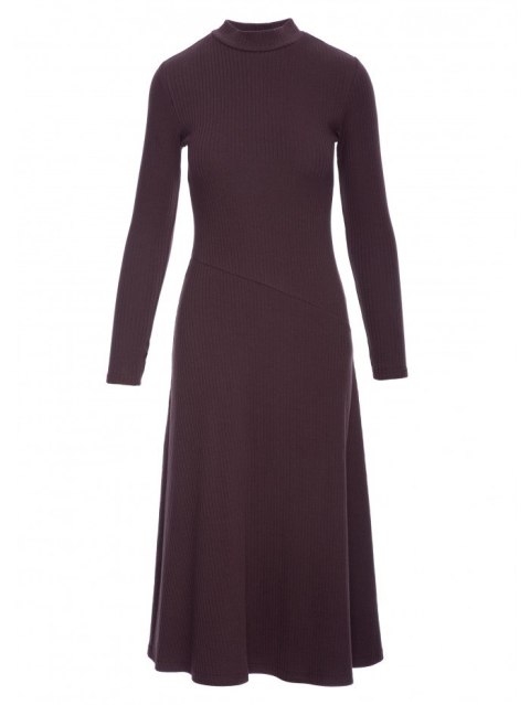 Sukienka z dzianiny prążkowanej