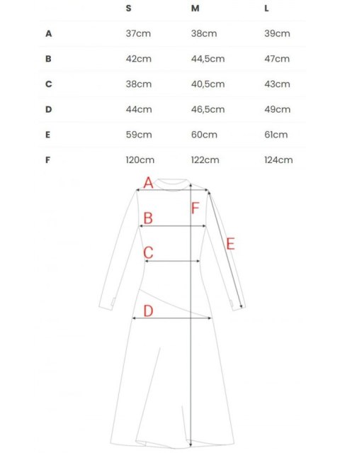 Sukienka z dzianiny prążkowanej