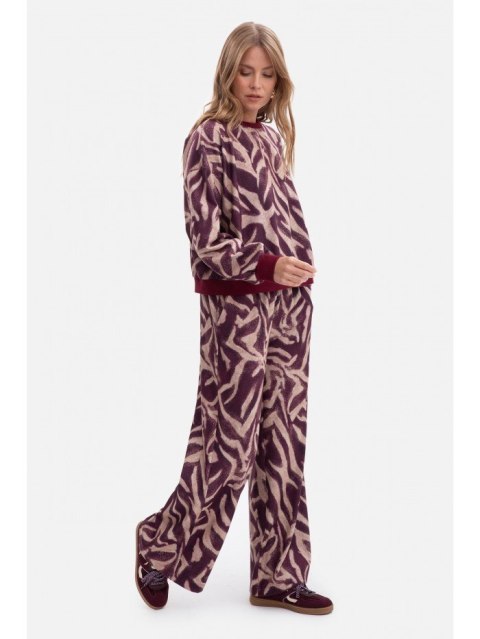 Spodnie Z Dzianiny Z Nadrukiem