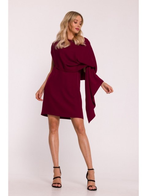 S423 Sukienka z peleryną